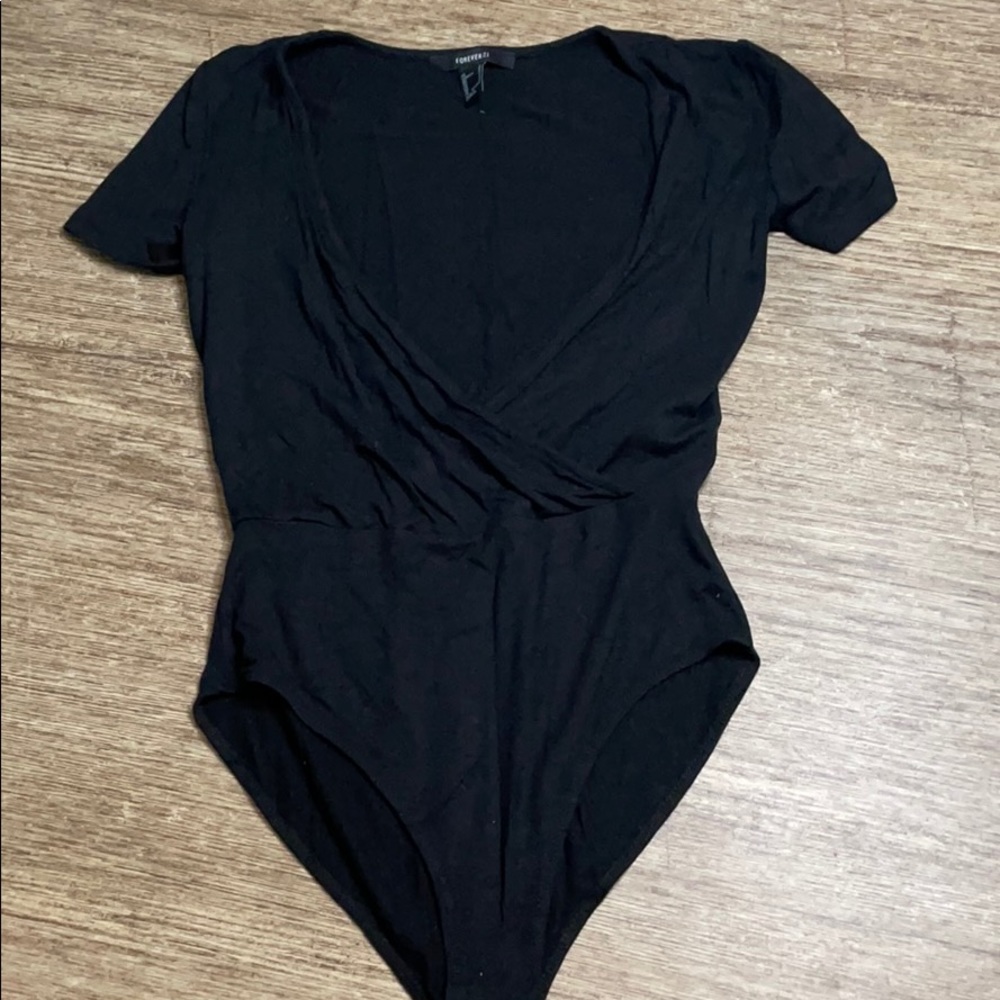 Deep V Neck Body Suit